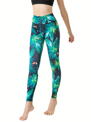 Sporty Yoga Pants Slim Fit High Waist Butt Lifting Leggings