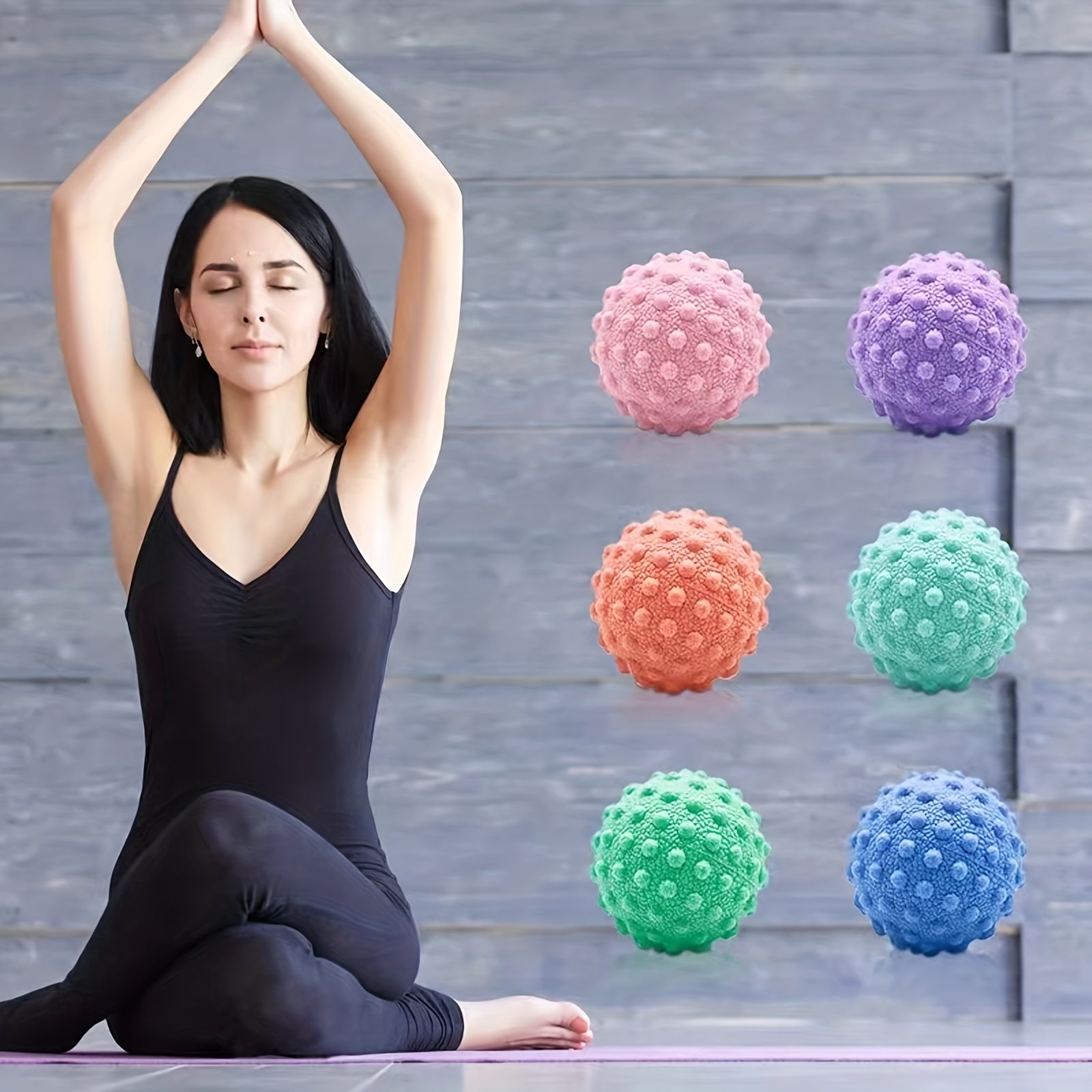 TPE Yoga Massage Ball for Plantar Fasciitis Pain Relief