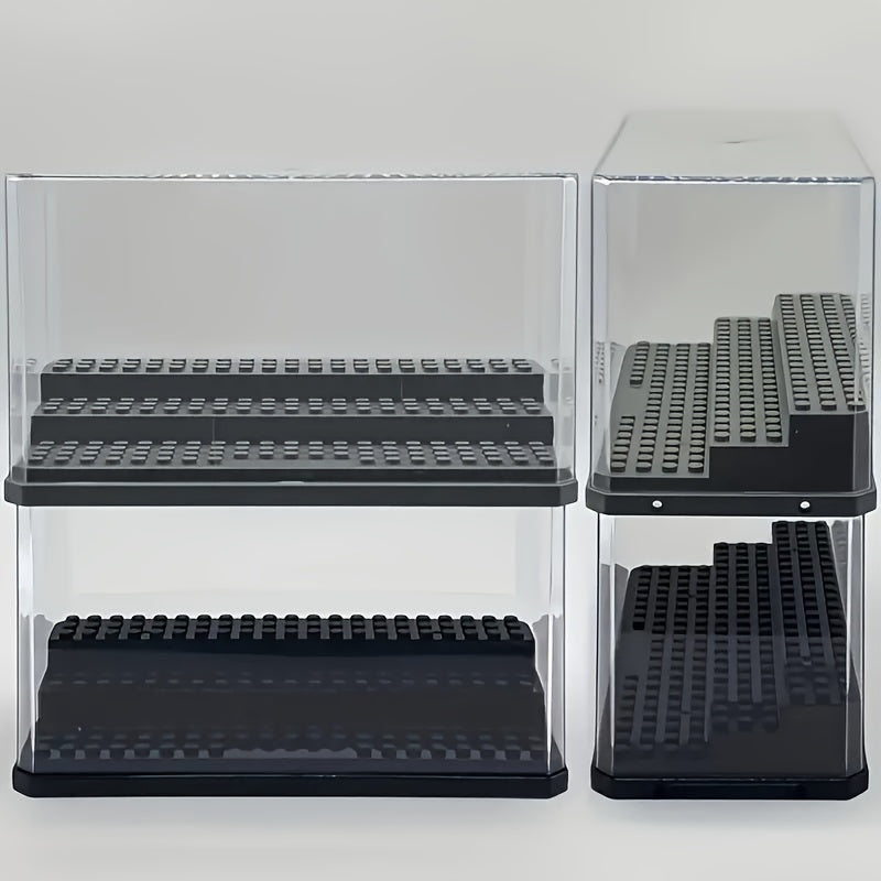 ABS Building Block Display Case with Storage for Toys