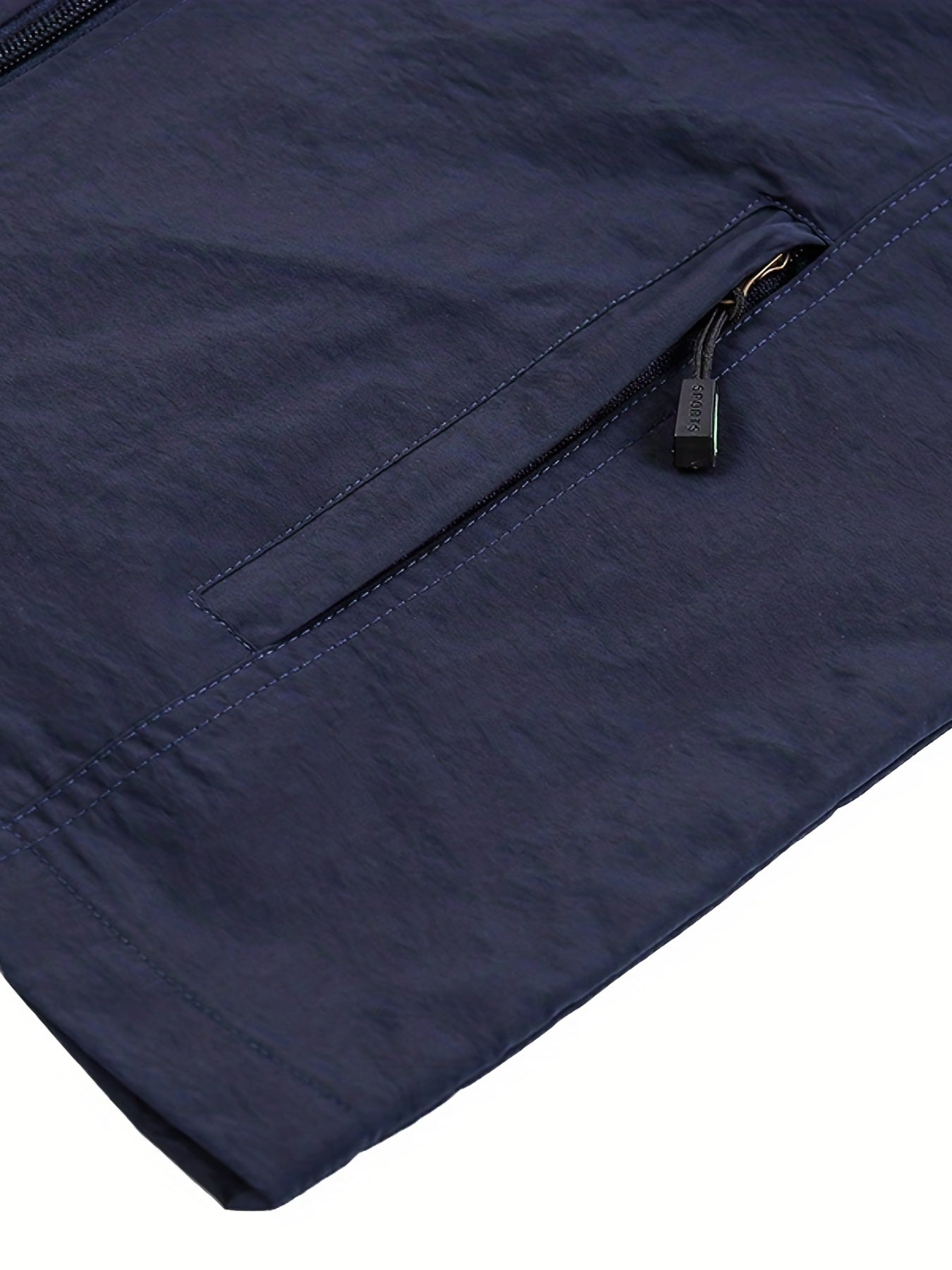 Men's Zipper Pockets Cargo Vest with Hood