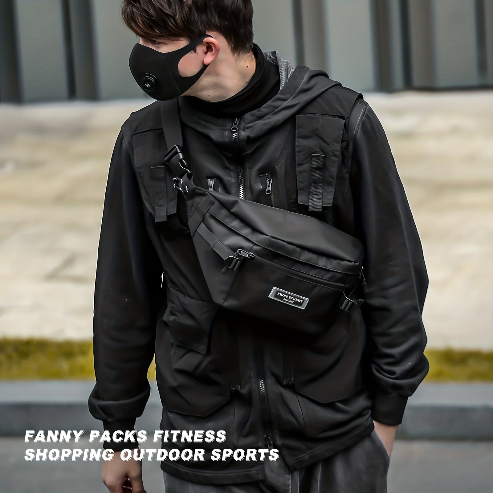 Waist Bag Fanny Bag Chest Bag Messenger Bag Men's Women's Single Shoulder Bag