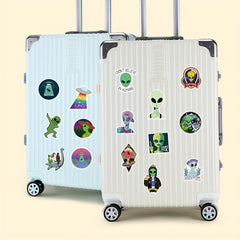 100pcs Alien Stickers Vinyl Waterproof Stickers Decals Scrapbook