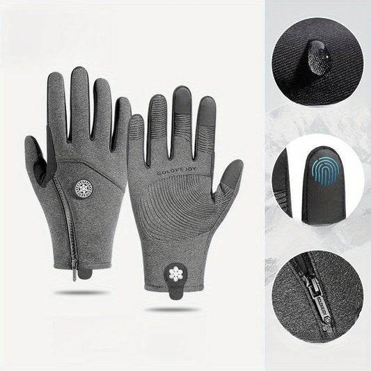 Waterproof Windproof Touch Screen Warm Gloves for Mountaineering Skiing Cycling