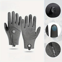 Waterproof Windproof Touch Screen Warm Gloves for Mountaineering Skiing Cycling