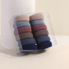 12pcs Solid Hair Tie