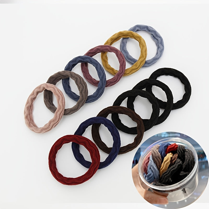 20 Hair Ties For Thick Hair Ponytail Holders Non Slip for Women Girls Curly