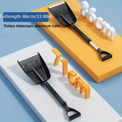 Retractable Snow Shovel Aluminium Alloy Snow Sand Mud Removal Tool