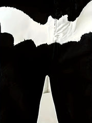 Men's Halloween Bat Print Regular Straight Leg Jeans