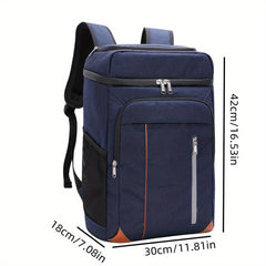 22L Double Layer Thermal Backpack for Camping Beach Picnics Waterproof Insulated
