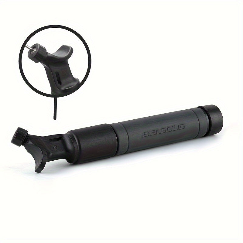 1pc Basketball Mini Portable Ball Pump Two-way Pump Outdoor Sports Accessories