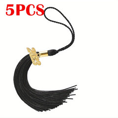 5 Pcs Graduation Tassel Double Tassel Graduation Cap Tassel Charm