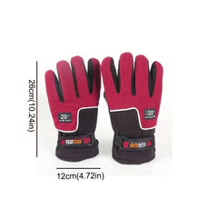 Winter Skiing Gloves Warm Windproof Outdoor Riding Gloves