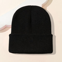 Men's A Embroidered Knit Hat