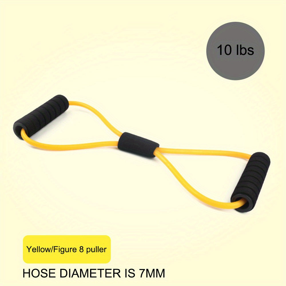 8 Shaped Fitness Puller Yoga Elastic Resistance Band Home Exercise Equipment