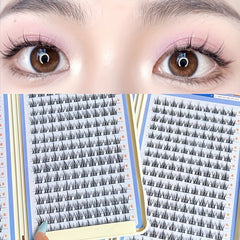 Segmented Curling False Eyelashes Lightweight Soft Makeup
