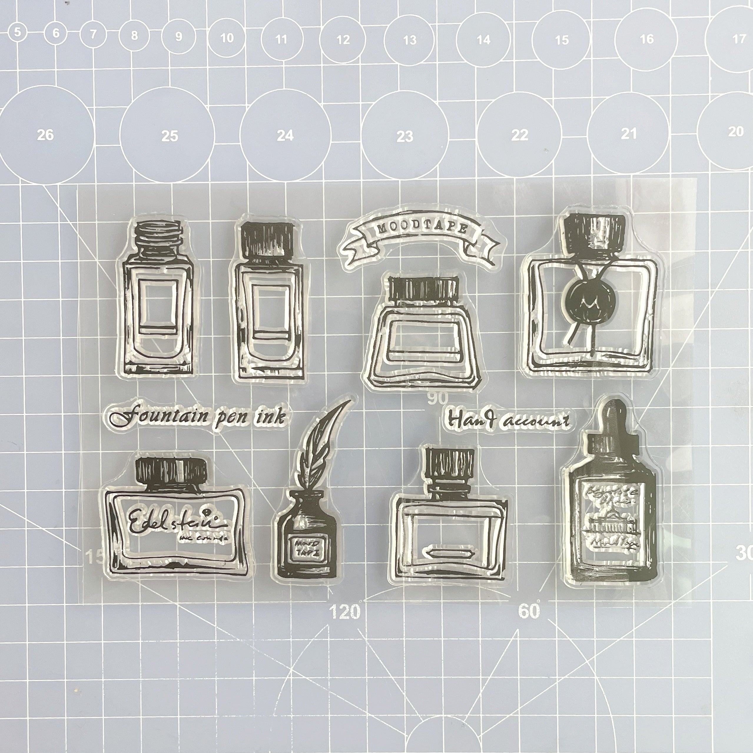 Cartoon Transparent Stamps for Kids - Fun Stationery Additions