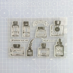 Cartoon Transparent Stamps for Kids - Fun Stationery Additions