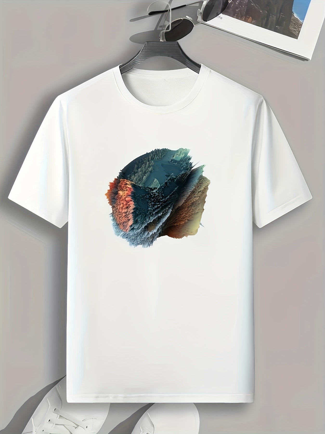 Artistic Painting Print Men's Graphic T-shirt