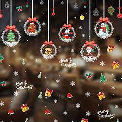 70 Christmas Window Stickers, Easy Install & Remove, Indoor Decorations