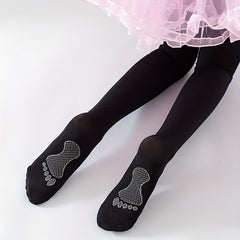 Girls Kids Casual Plain Pantyhose Breathable Dancing Socks Leggings Tights