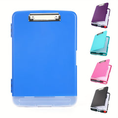 Plastic A4 Clips Board w/ Pen Holder 8.5X11 Clipboard