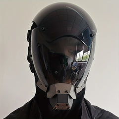 Detachable Cyber Punk Men's Mask Mechanical Sci fi Gear