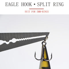 Stainless Steel Fishing Pliers Hook Remover Cutter