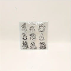 1pc Santa Claus Painting Tool DIY Scrapbook Silicone Stamp