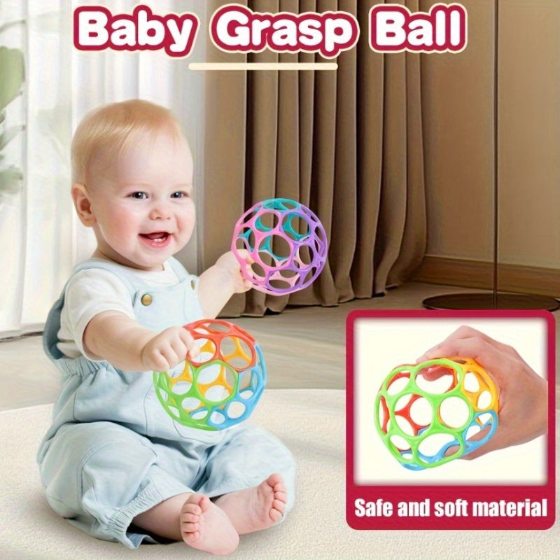 Baby Hand Grab Ball Rattle Toy for Early Grasping Skills