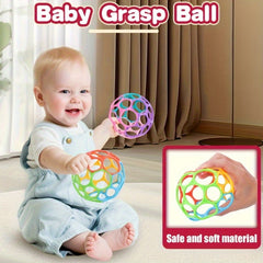 Baby Hand Grab Ball Rattle Toy for Early Grasping Skills