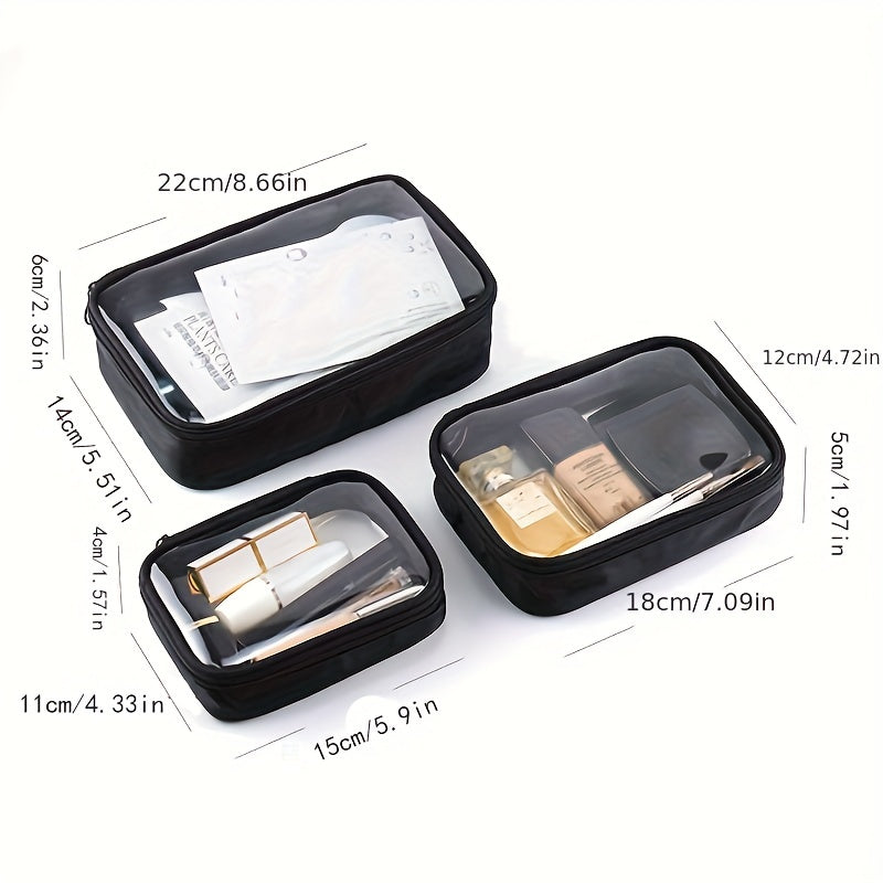 Waterproof Clear Cosmetic Bag Travel Makeup Beauty Wash Organizer