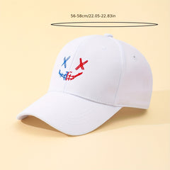 Happy Face Print Sun Hat Baseball Cap For Couple