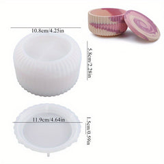 Candle Jar Silicone Mold DIY for Candle Holder Making