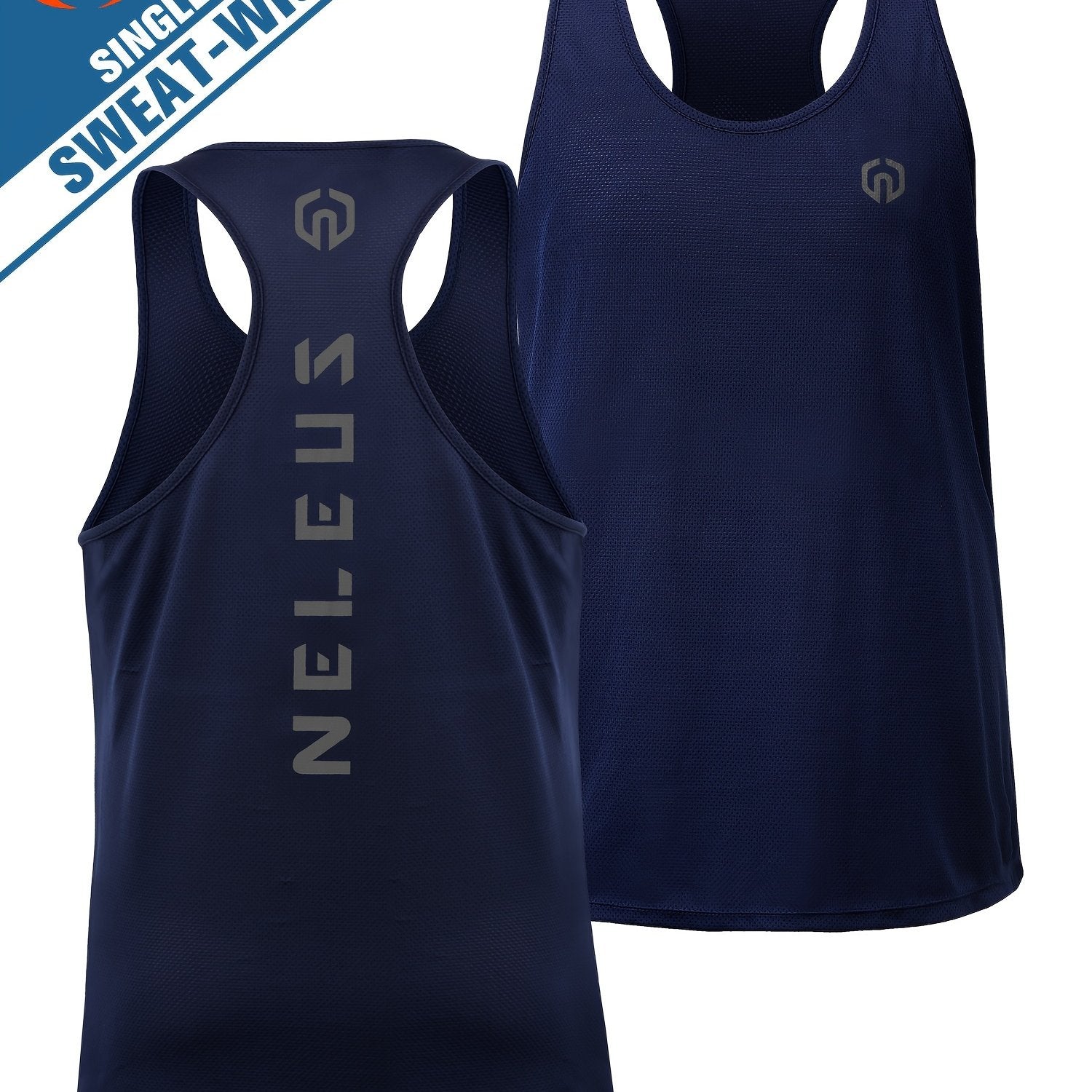 Men's Quick Drying Sweat Absorbent Tank Top for Fitness