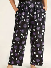 Ghost & Spiderweb Pajama Set - Tee & Pants Loungewear