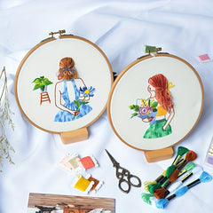 DIY Embroidery Material Bag Embroidery Kit Hanging Painting Decorative