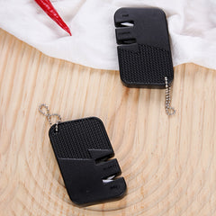 Portable Tungsten Steel Kitchen Sharpener Card