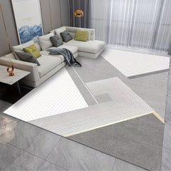 Large Area Rug Modern Crystal Velvet Non-slip Soft Rug