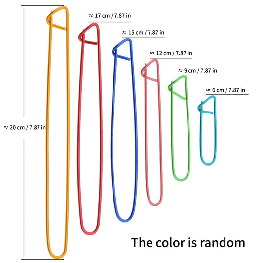 6pcs Colorful Sweater Knitting Buckle Needle Anti solution Pin