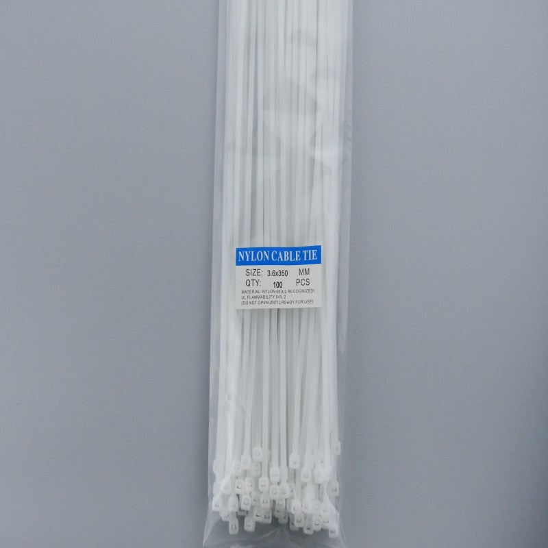 100pcs 3 6mm Nylon Cable Tie Self locking Wire Tie