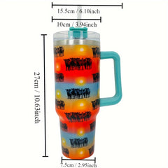 Cow Sunset Printed 40 OZ Tumbler Stainless Steel Water Cup