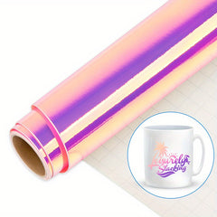 Holographic Permanent Vinyl Roll - Glossy & Waterproof