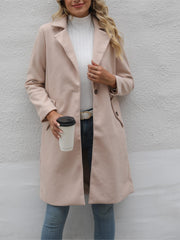 Slim Fit Blazer Coat Long Sleeve Loose Blazer