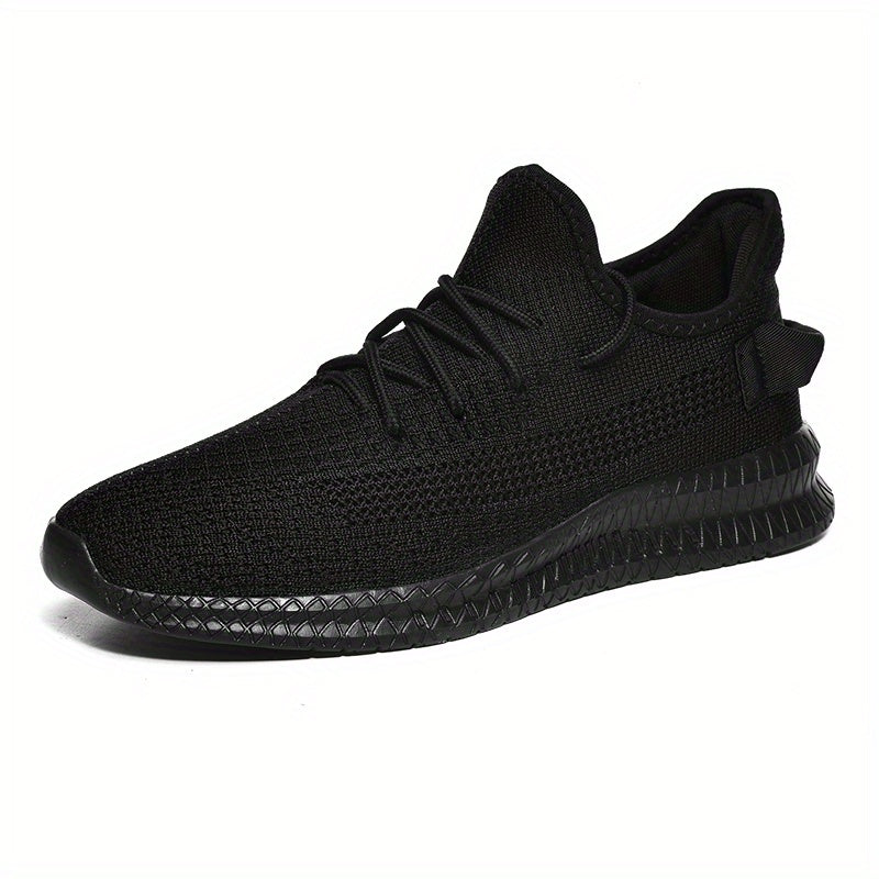 Men's Knitted Lightweight Comfy Casual Shoes For Traveling Hiking