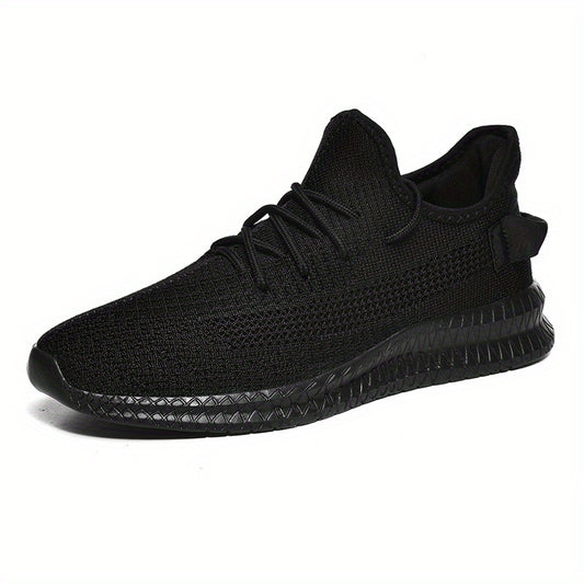 Men's Knitted Lightweight Comfy Casual Shoes For Traveling Hiking
