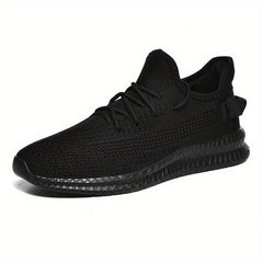 Men's Knitted Lightweight Comfy Casual Shoes For Traveling Hiking