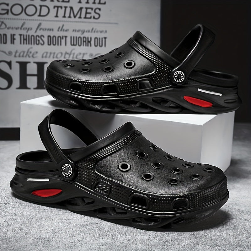 Unisex Platform Clogs Hollow Out Garden Shoes