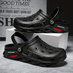 Unisex Platform Clogs Hollow Out Garden Shoes