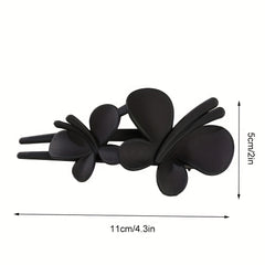 Frosted Butterfly Hair Clip Vintage Barrette Women Hair Accessories