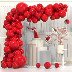 50pcs Matte Red Latex Balloons 12 7 Cm for Party Decorations